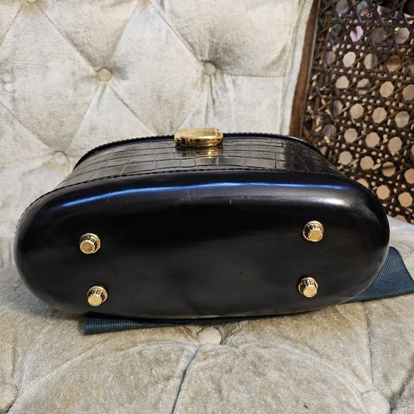 Authentic croco leather top handle bag made in Italy - Picture 7 of 7